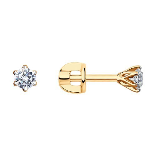 Серьги из золота с бриллиантами «Солнечный луч» SOKOLOV (арт.1021795)