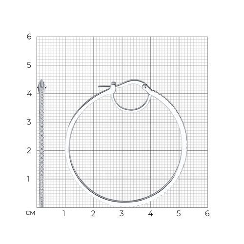 Серьги из белого золота с бриллиантами (Арт.1022145-3)