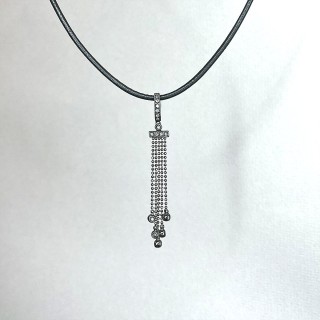 Кулон с бриллиантами «Танец Грез» из золота 585 пробы MyJewels (арт.JA5062P-WD-Rbk_PD_BLK)