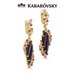 Серьги Кабаровский (Арт.12-037-1387)