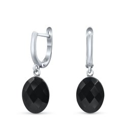 Серьги Серебряные крылья (Арт.22set14870-136-248_oniks)
