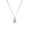 Ожерелье с бриллиантами «Знак сияния» из белого золота MyJewels (арт.P16661_WG)