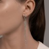 Серьги серебряные без вставок «Звёздный Каскад» Соколов (арт.9402)