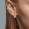 Серьги из золота с бриллиантами (Арт.1022208)