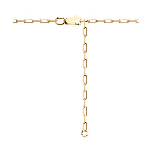 Колье из золота с бриллиантами и рубином (Арт.4070033)