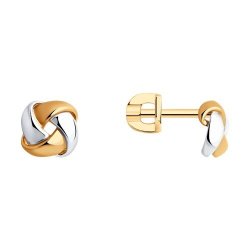 Серьги из золочёного серебра (Арт.93022395)