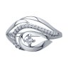 Кольцо из серебра с фианитами (Арт.94-110-00725-1)