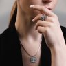 Кольцо из серебра (Арт.95010244)