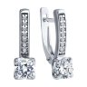 Серьги из серебра с фианитами (Арт.94-120-01712-1)