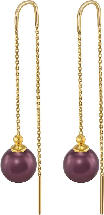 Серьги из серебра с жемчугом (Арт.aas-11-10-18-g)