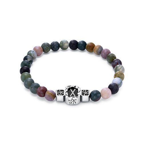 Kabarovsky • Браслет «Агатовая гармония» (арт. 4-089-20889), серебро 925, агат