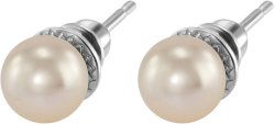 Серьги из серебра с жемчугом (Арт.aas-13-8-4-s)