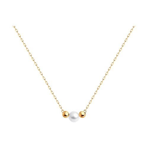 Колье золотое пробы 585 с жемчугом (Арт.51-370-01805-1)