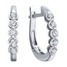 Серьги из белого золота с бриллиантами (Арт.52-220-01728-1)