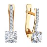 Серьги из золота с фианитами (Арт.0200178)