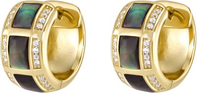 Серьги серебряные с жемчугом и куб. цирконием Pearl charm G Rivoli (арт.FPO-S4-D-G)