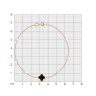 Браслет золотой пробы 585 с миксом камней (Арт.795072)