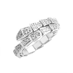 Кольцо из серебра с фианитом (Арт.cz-r04551-x-w-x-x-w)