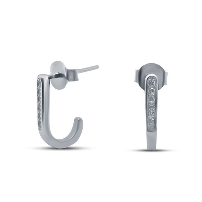 Серьги Серебряные крылья (Арт.02de1192a-202_kubcirkonii)