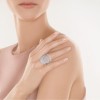 Кольцо из белого золота с бриллиантами «Арктический Шик» My Jewels (арт.7899)