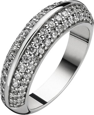 Кольцо из серебра с куб. цирконием (Арт.1846zi)