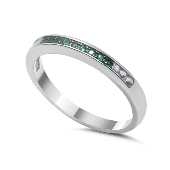 Кольцо серебряное с кубическим цирконием «Серебряные крылья» Silver Wings (арт.2111329937e_kubcirkonii)