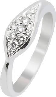 Кольцо с бриллиантами из белого золота «Sensuality 01» Diamanti (арт.DC053GB2S)