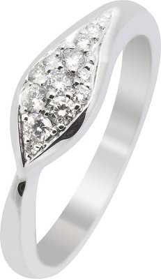 Кольцо из белого золота с бриллиантом (Арт.dc053gb2s)