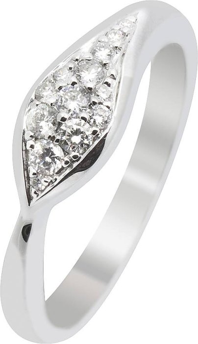 Кольцо из белого золота с бриллиантом (Арт.dc053gb2s)