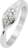 Кольцо с бриллиантами из белого золота «Sensuality 01» Diamanti (арт.DC053GB2S)
