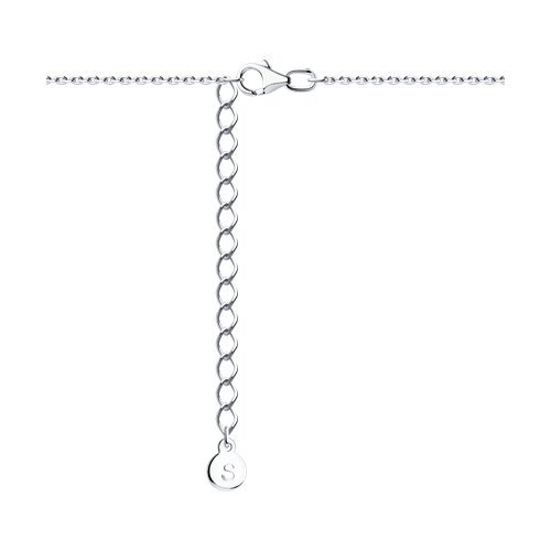 Колье из серебра с фианитом (Арт.94070446)