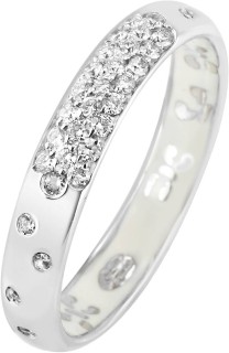 Кольцо обручальное с бриллиантами и эмалью «Wedding Shine» Korloff (арт.K7HLlWG)