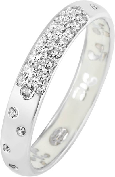 Кольцо обручальное с бриллиантами и эмалью «Wedding Shine» Korloff (арт.K7HLlWG)