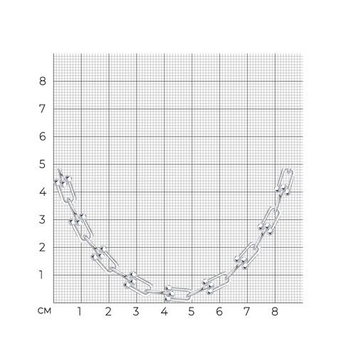Колье из серебра (Арт.94070751)