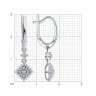 Серьги из белого золота с бриллиантами (Арт.1021559)