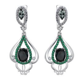 Серьги Эстет (Арт.s37s250358-06)