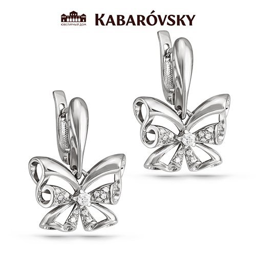Серьги Кабаровский (Арт.12-083-8100)