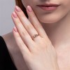 Кольцо из комбинированного золота с бриллиантами «Цветок счастья» Соколов (арт.1012656)