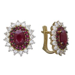Серьги Эстет (Арт.01s6412075-3)