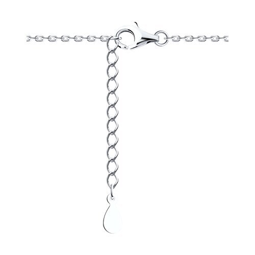 Браслет из серебра с фианитами «Вечный круг» Соколов (арт.9405)