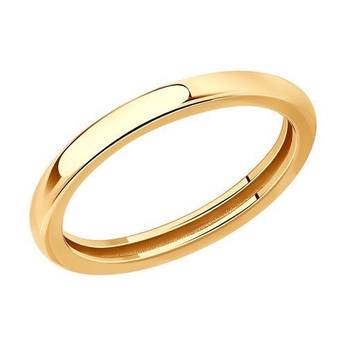 Кольцо из золочёного серебра с фианитами (Арт.93010896)