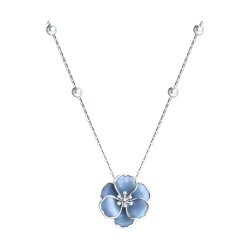 Колье из серебра с эмалью (Арт.94071326)