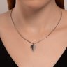 Подвеска из серебра с фианитами (Арт.94033203)