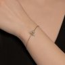 Браслет из серебра с фианитами (Арт.94051176)