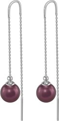 Серьги из серебра с жемчугом (Арт.aas-11-10-18-s)