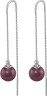 Серьги серебряные с жемчугом «Beautiful 18S» Rivoli (арт.AAS-11-10-18-S)