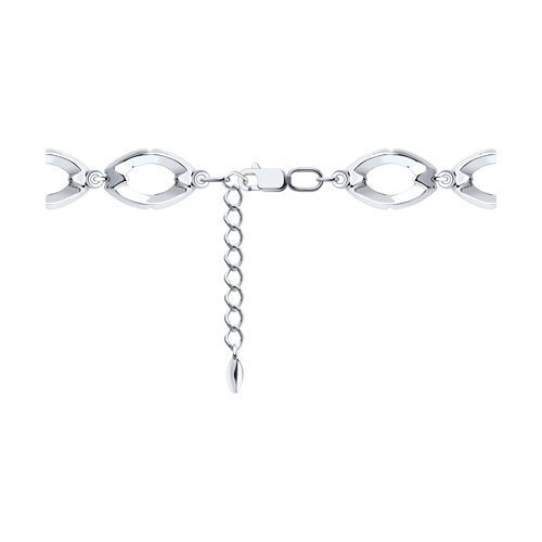 Браслет из серебра с топазом (Арт.94-350-00680-1)