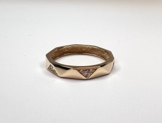 Кольцо золото с бриллиантом Angle «Грань света» Estet (арт.01К6115221-17)