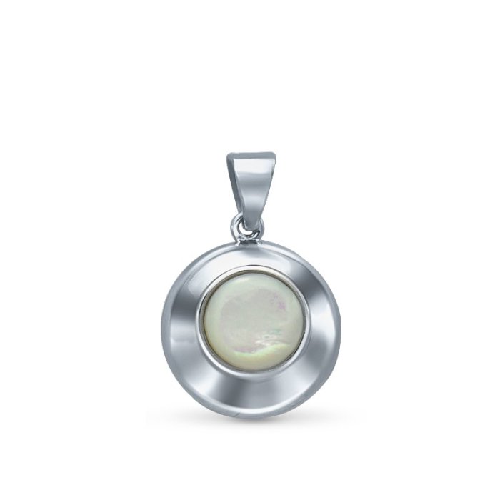 Подвеска Серебряные крылья (Арт.23set15675a-113_perlamutr)