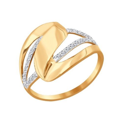 Кольцо из золота с фианитами (Арт.016769)